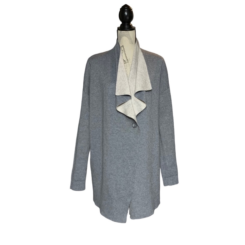 Catherine Malandrino L wool blend jacket cardigan